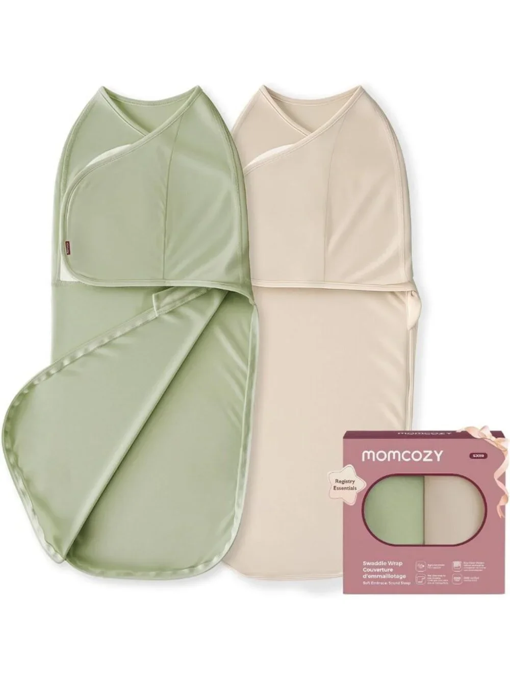 Cozy Newborn Swaddles with Quiet Fastener - Infant Sleep Sack 0-3 Months